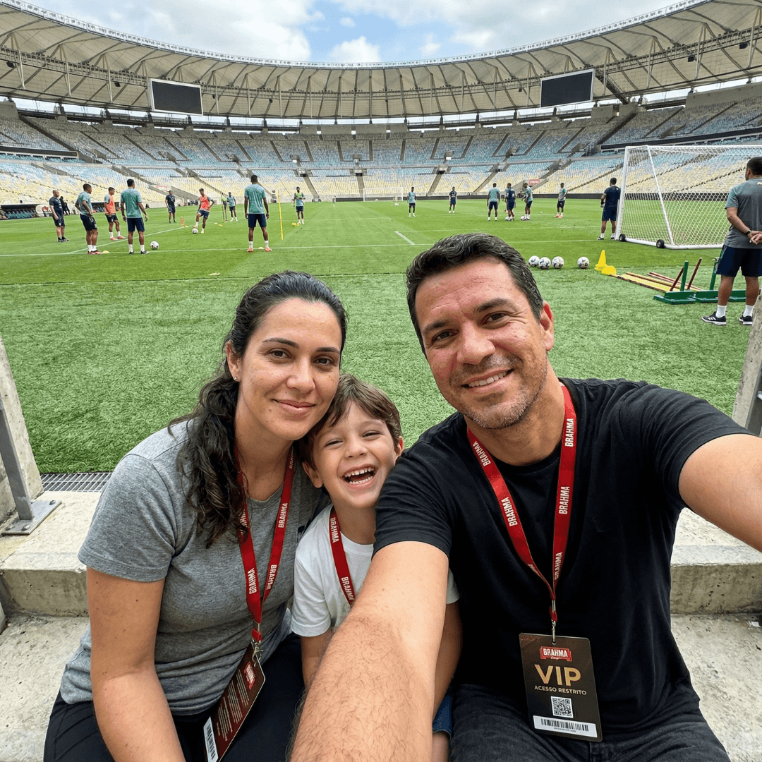 Família no Estádio